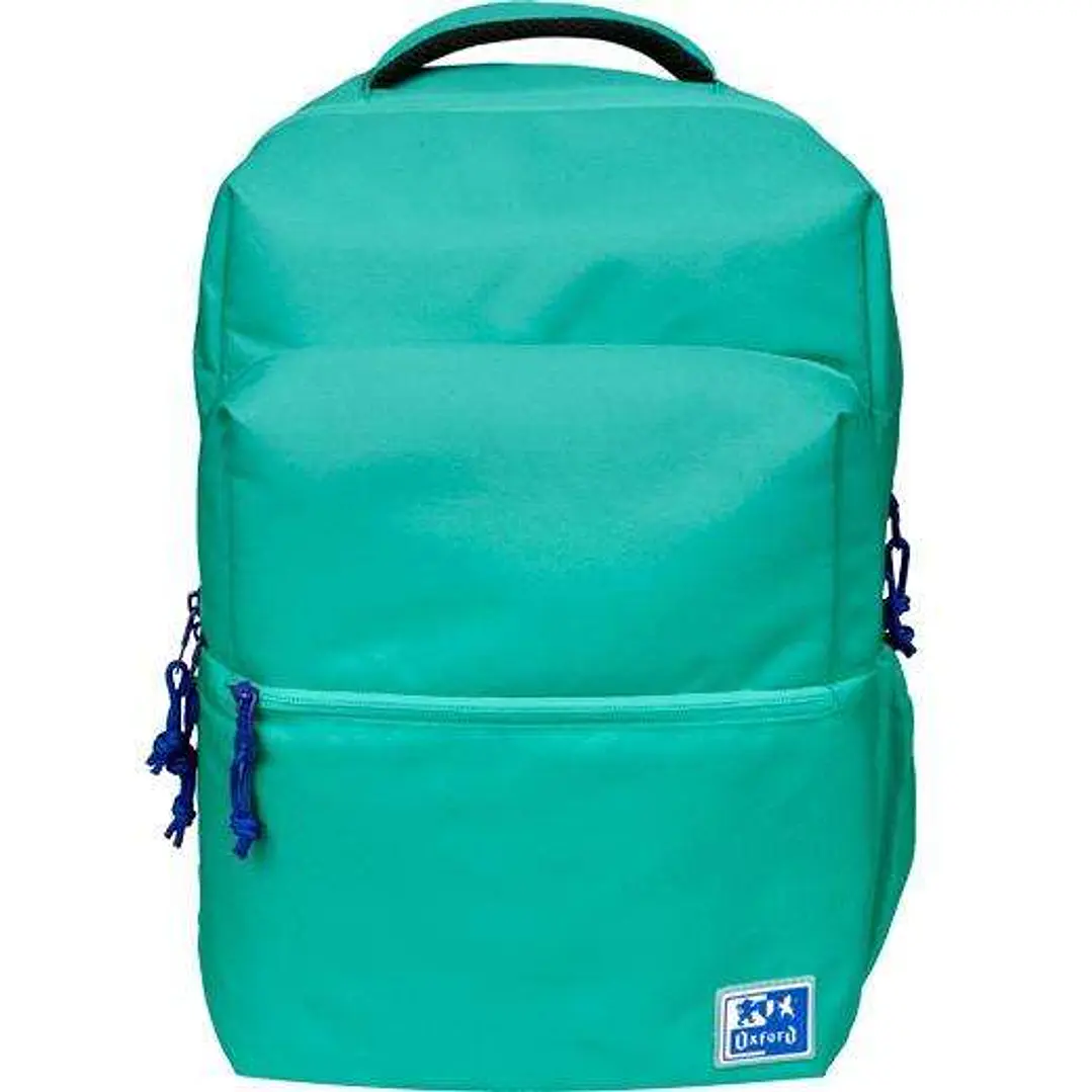 Oxford B-Ready Mochila Escolar - Tirantes Acolchados y Ajustables - Tamaño 42x30x15cm - Color Turquesa 1