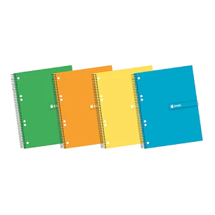 Enri A5+ Europeanbook - Tapa Extradura Resistente - Espiral Duradero - 140 Hojas de Papel de Alta Calidad - Formato 5x5 - Colores Surtidos