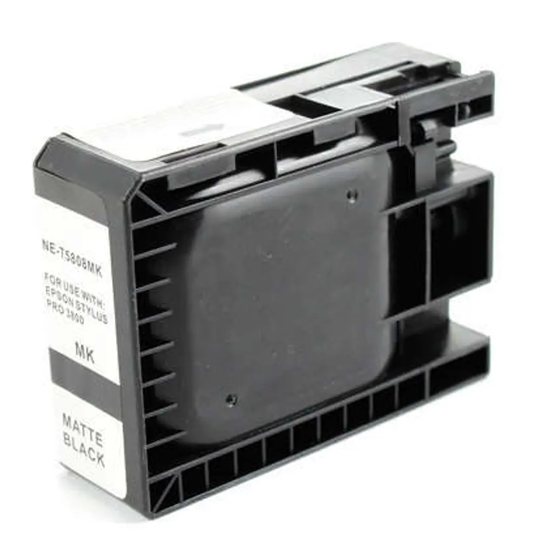 Epson T5808 Negro Mate Cartucho de Tinta Pigmentada Generico - Reemplaza C13T580800 1