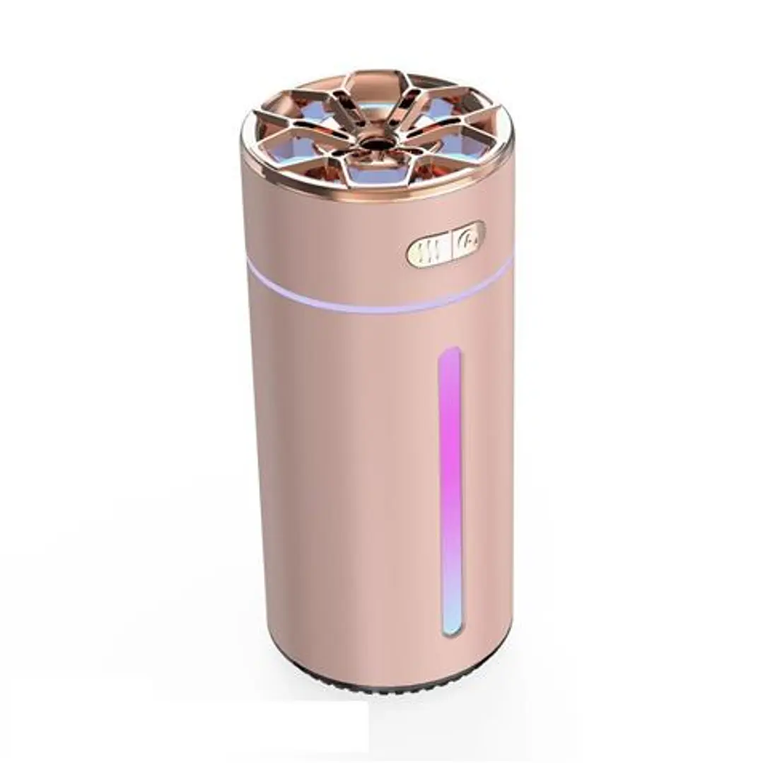 XO Aromatizador de Espacios Reducidos - Luz RGB - Bateria 800mAh - Cargador Tipo C - Capacidad 300Ml - Color Rosa 1