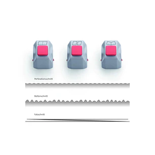 Dahle Pack de 3 Cabezales Creativos de Corte para Cizalla Dahle 507 3ª Generacion