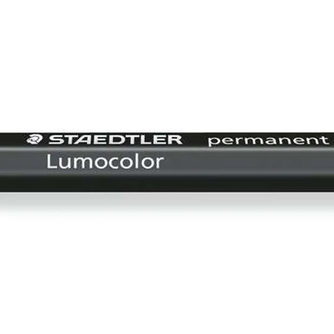 Staedtler Lumocolor Permanent Omnigraph 236 Cera Permanente Hexagonal - Resistente al Agua - Diametro 12mm Aprox - Color Rojo 1