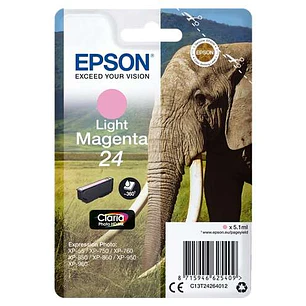 Epson T2426 (24) Magenta Light Cartucho de Tinta Original - C13T24264012