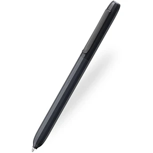 Faber-Castell Avori Boligrafo de Mecanismo Giratorio XB - 92% de Plastico Reciclado - Clip Metalico Solido - Color Negro
