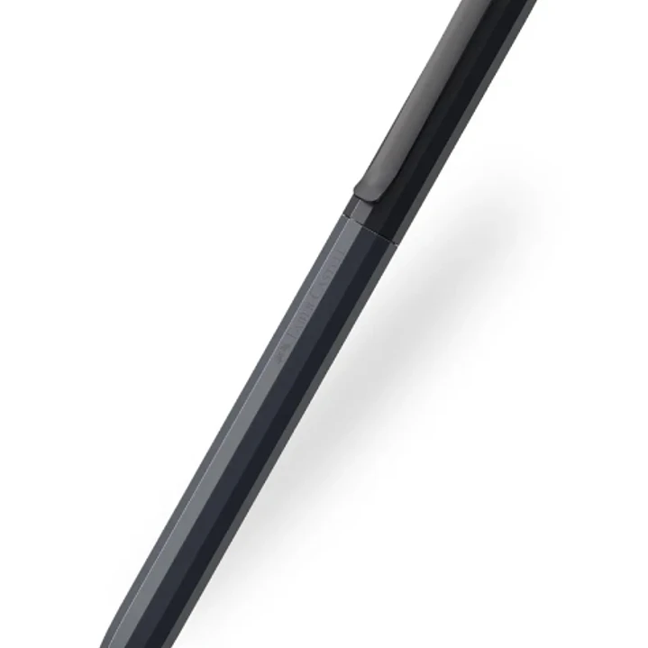 Faber-Castell Avori Boligrafo de Mecanismo Giratorio XB - 92% de Plastico Reciclado - Clip Metalico Solido - Color Negro 1