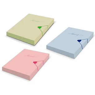 Bismark Carpeta para Proyectos A4 - Medidas 310x230x40mm - Fabricada en Polipropileno - Cierre con Goma - Colores Pastel Surtidos