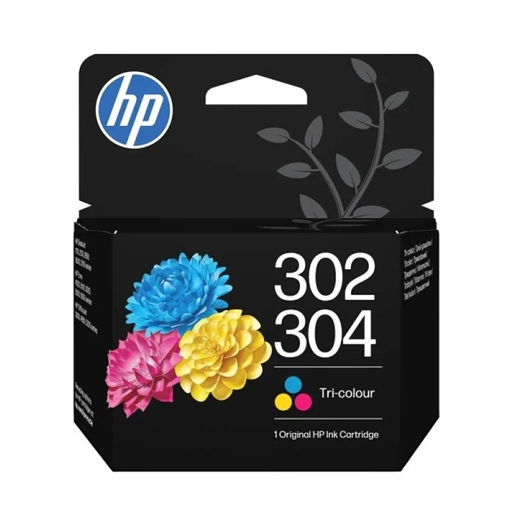 HP 302/304 Color Cartucho de Tinta Original - B7RT6AE/F6U65AE/N9K05AE 1