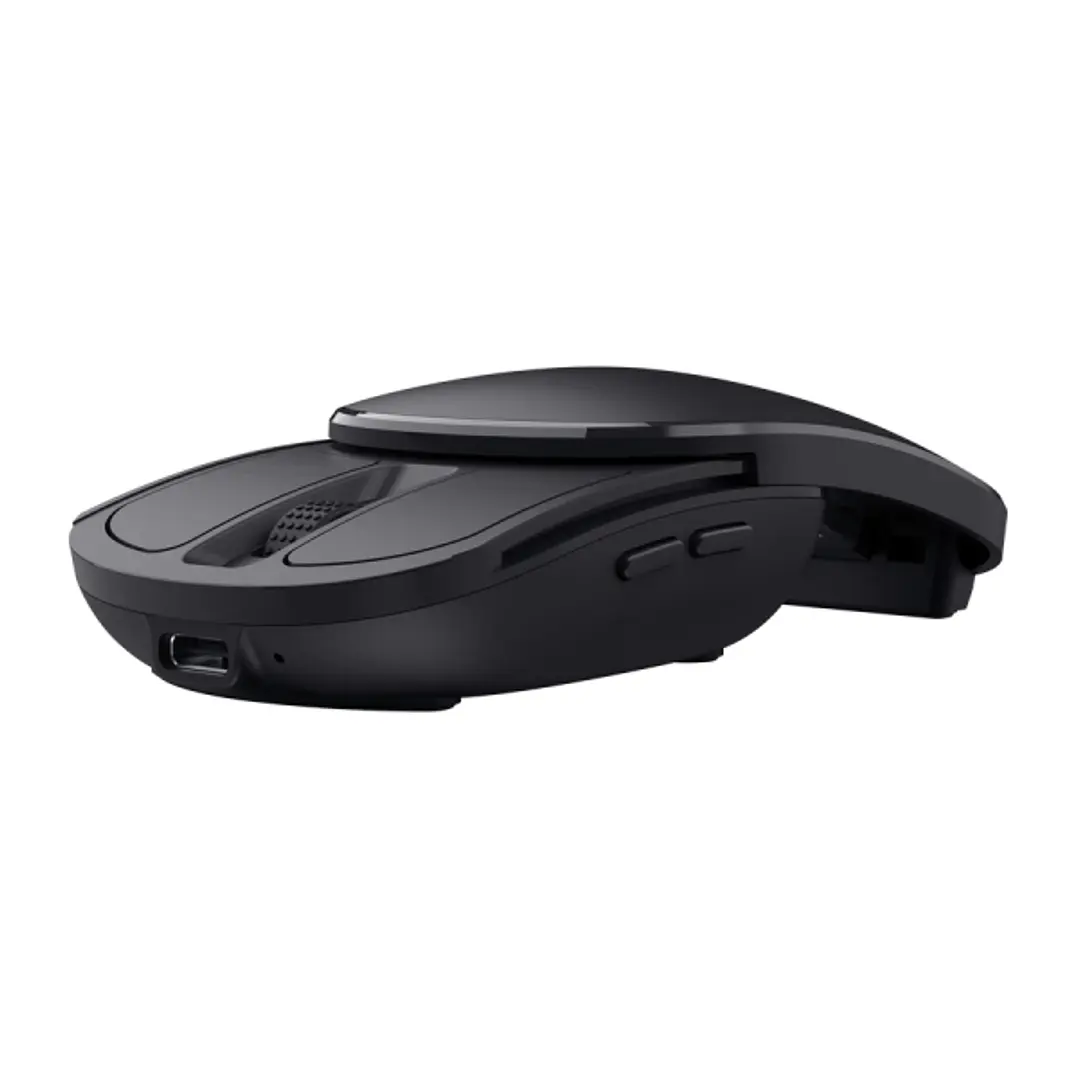 Trust Zylo Raton Inalambrico Plegable de Bolsillo - 2400 dpi - 6 Botones - Color Negro 1