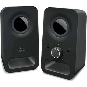 Logitech Z150 Altavoces Multimedia 2.0 6W - Entrada Jack 3.5mm - Toma de Auriculares - Cable de 1.80m - Color Negro
