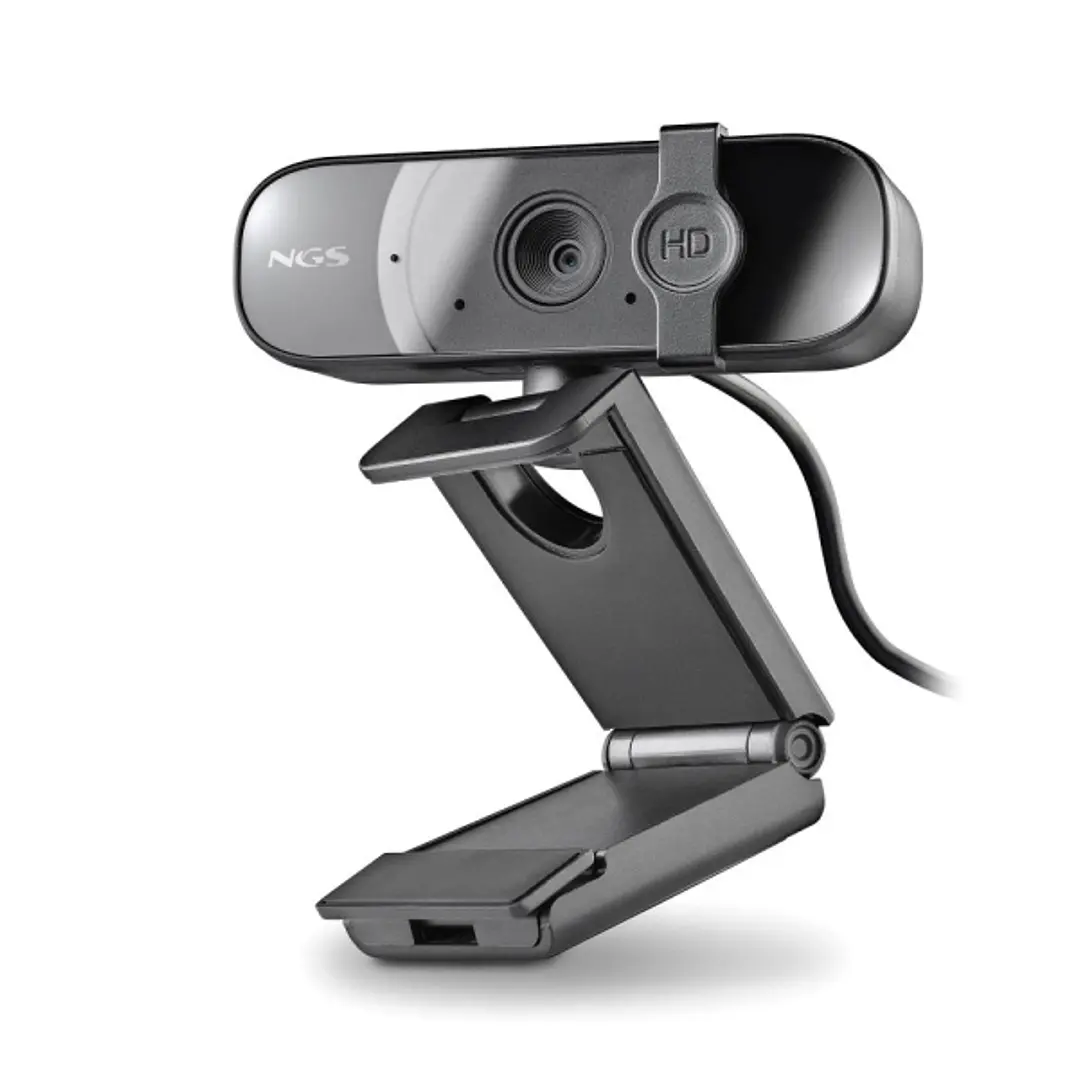 NGS XpressCam Webcam Full HD 1080p USB 2.0 - Microfono Integrado - Filtro de Privacidad - Campo Visual de 75º - Cable de 1.50m - Color Negro 1