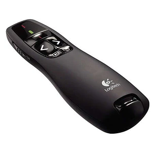 Logitech R400 Presentador Laser Inalambrico - Radio de Accion 15m - Color Negro