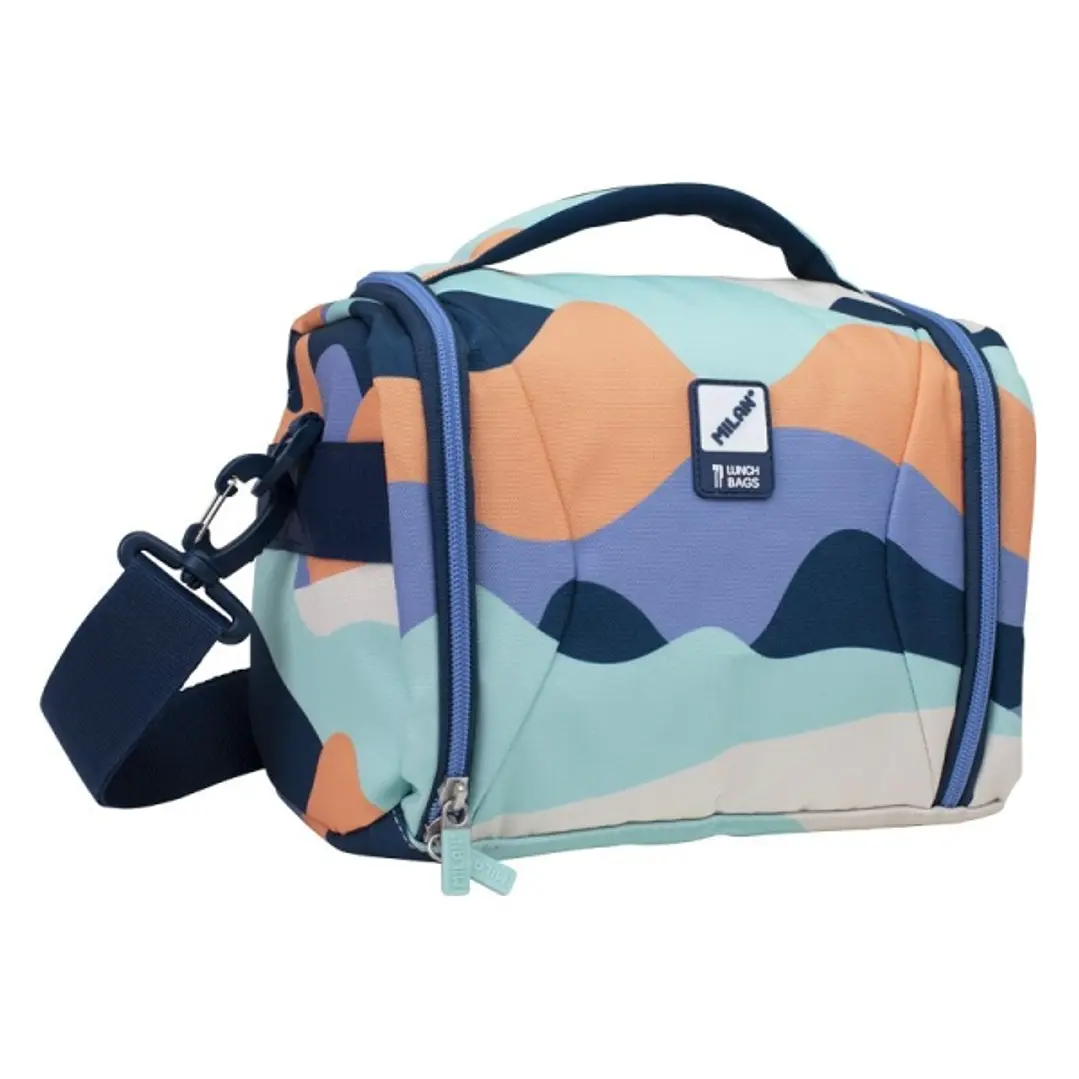Milan The Fun Bolsa Isotermica Porta Alimentos 5L - Interior Aislante Termico - Apertura Total - Correa Regulable y Extraible 1
