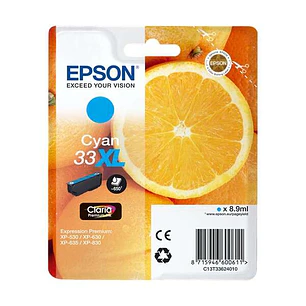 Epson T3362 (33XL) Cyan Cartucho de Tinta Original - C13T33624012
