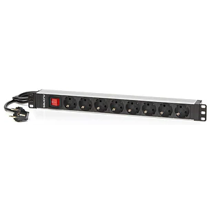 Salicru Regleta SPS PDU Unidad de Distribucion de Energia - 8 Tomas Tipo Schuko - Color Negro