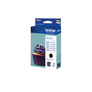 Brother LC123 Negro Cartucho de Tinta Original - LC123BKBP