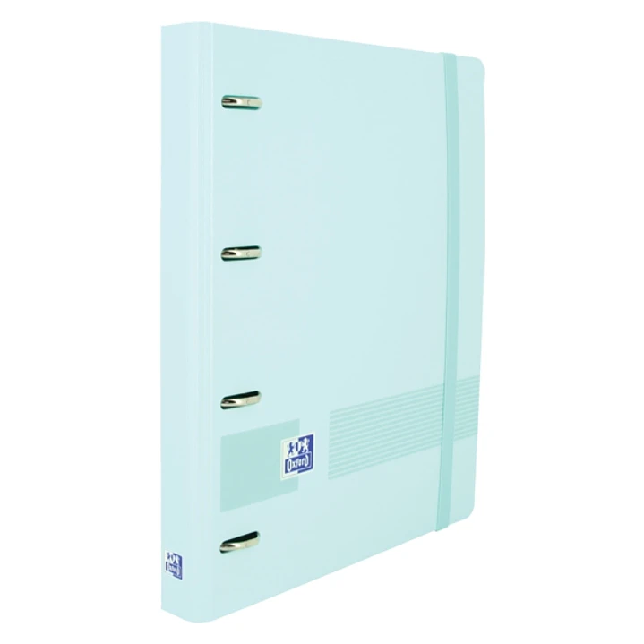 Oxford Live & Go A4+ Polyfoam Europeanbinder - Lomo de 45mm - Anillas de 4Dx35mm - Incluye Recambio 5x5 - Color Azul Pastel 1