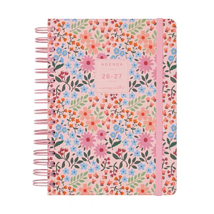 Finocam Moniquilla Agenda Escolar 26/27 - 1 Dia por Pagina - Formato E10 - 155x212mm - Tapa Dura - Papel de 80g/m2 - Espiral Metalica - Multicolor