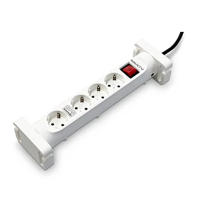 Salicru Regleta SPS SAFE 4S Protectores Electricos Activos de Ultima Generacion - 4 Tomas Schuko - Color Blanco