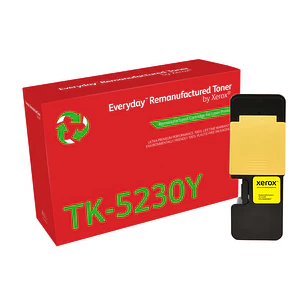 Xerox Everyday Kyocera TK5220/TK5230 Amarillo Cartucho de Toner Remanufacturado - Reemplaza 1T02R9ANL1/1T02R9ANL0/TK5220Y/TK5230Y