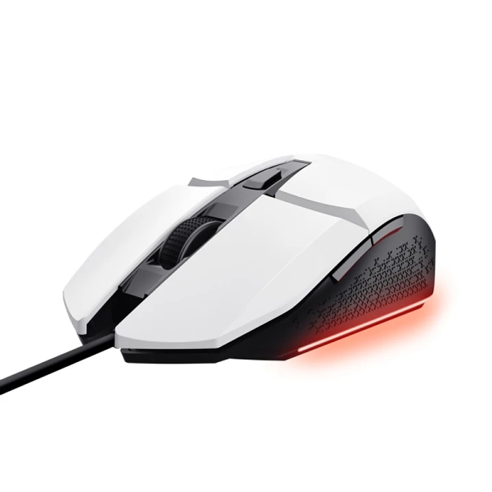 Trust Raton Gaming Iluminado Felox - Velocidad Ajustable 200-6400 PPP - 3 Configuraciones LED Multicolor - 6 Botones Programables 1