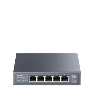 Cudy Switch No Administrado de 5 Puertos RJ45 - Capacidad Conmutacion 25Gbps - Indicadores LED - Funcion Vigilancia IGMP - Prevencion de Bucles - 119x