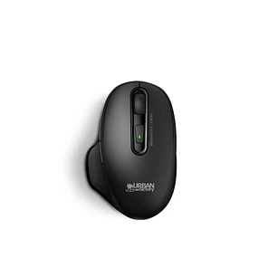 Urban Factory Onlee Raton Bluetooth 2.4Ghz - 800-1600dpi - Bateria Recargable de 300mAh - 6 Botones - Uso Diestro - Color Negro