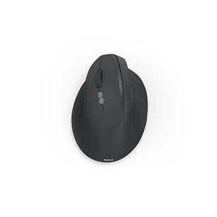 Hama EWM-500L Raton Optico Inalambrico para Zurdos 1600dpi - Ergonomico - 7 Botones - Rango 10m - USB-A RF 2.4GHz - 8.6x7.1x11.5cm - Color Negro