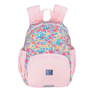Oxford Floral Mochila Infantil 8.5L - 2 Bolsillos Laterales con Goma Eslastica - Espalda Acolchada Ergonomica - Elementos Reflectantes - Asas Acolchad