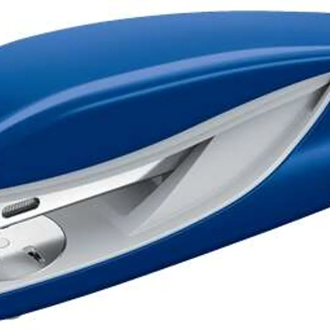 Petrus 635 Grapadora Metalica - Hasta 30 Hojas - Extraegrapas Integrado - Grapado Cerrado, Abierto y Clavado - Color Azul 1