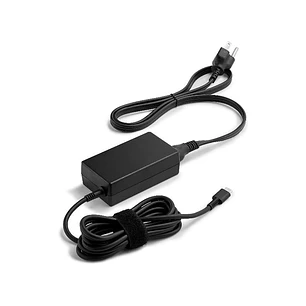 HP 65W USB?C LC Power Adapter - Cargador USB?C 65W con HP Fast Charge - Compatible con Portatiles HP con USB?C - Diseño Compacto y Ligero - Cable 1.8 