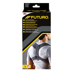 Futuro Corrector de Postura - Ajustable (71.1 - 121.9cm) - Transpirable - Color Negro