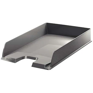 Esselte Europost Bandeja Portadocumentos -  Formato Vertical - A4 - Espacio para Etiqueta Identificativa - Color Gris