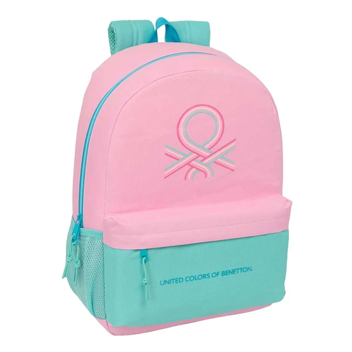 Safta Benetton Dolce Mochila Adaptable a Carro - Bolsillos Laterales - Doble Tirador en Cremallera - Ergonomia Acolchada - Asa Superior - 19L - 300x14 1