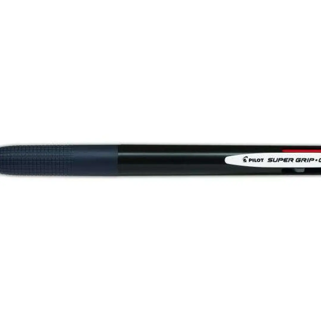 Pilot Boligrafo de Bola Retractil Super Grip G4 - 4 Colores - Punta 1.0mm - Trazo 0.27mm - Cuerpo Negro 1