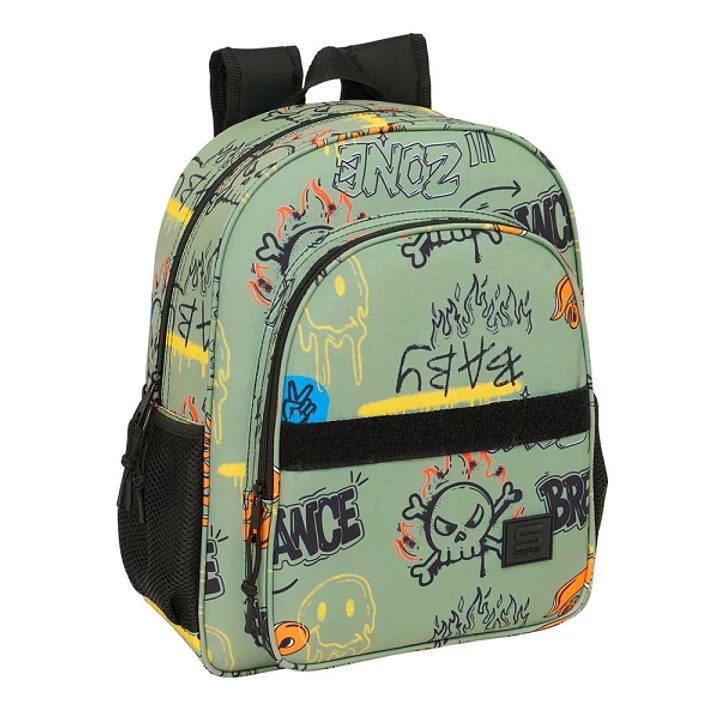 Safta Graffiti Zone Mochila - Adaptable a Carro - Bolsillos Laterales - Doble Tirador - Hombreras Acolchadas - Bolsillo Frontal - Asa Superior - 15L - 1