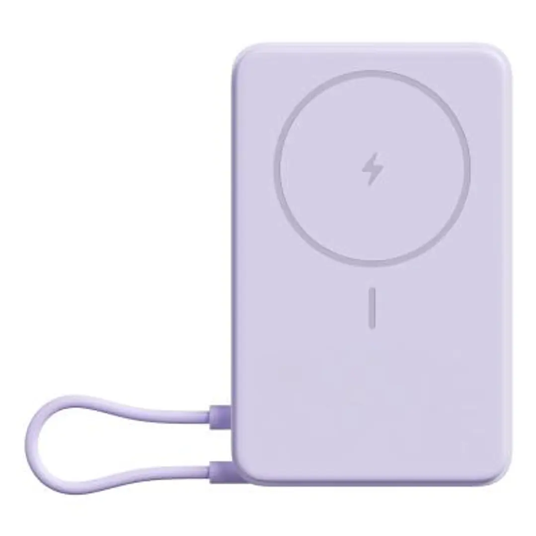 Xiaomi Magnetic Power Bank 10000 con Soporte Integrado - Carga Inalambrica Magnetica - 20W Max - USB C Bidireccional - 5900 mAh / 37 Wh - Pantalla Int 1