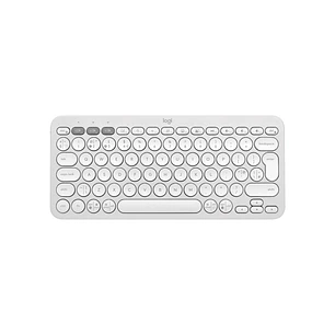 Logitech Pebble Keys 2 K380s Teclado Inalambrico - Bluetooth + RF Logi Bolt - Teclas Silenciosas de Perfil Bajo - Easy?Switch para 3 Dispositivos - Fo