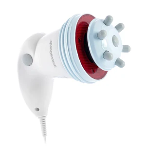 Innovagoods Cellyred Masajeador Anticelulitico Vibratorio con Infrarrojos 5 en 1 - Intensidad Regulable - 5 Cabezales Intercambiables - Funcion Calor 