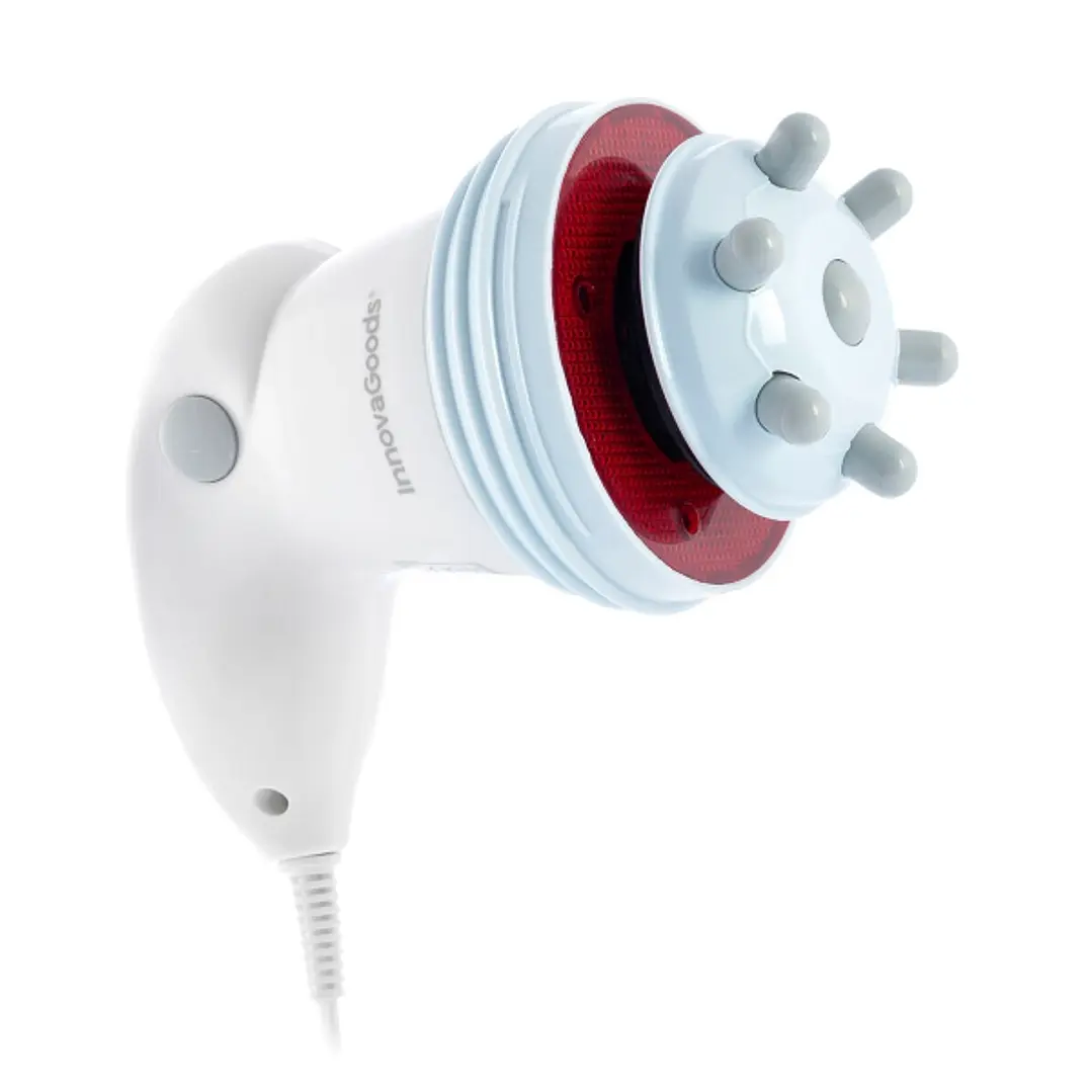 Innovagoods Cellyred Masajeador Anticelulitico Vibratorio con Infrarrojos 5 en 1 - Intensidad Regulable - 5 Cabezales Intercambiables - Funcion Calor  1