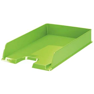 Esselte Europost Vivida Bandeja Portadocumentos -  Formato Vertical - A4 - Espacio para Etiqueta Identificativa - Color Verde