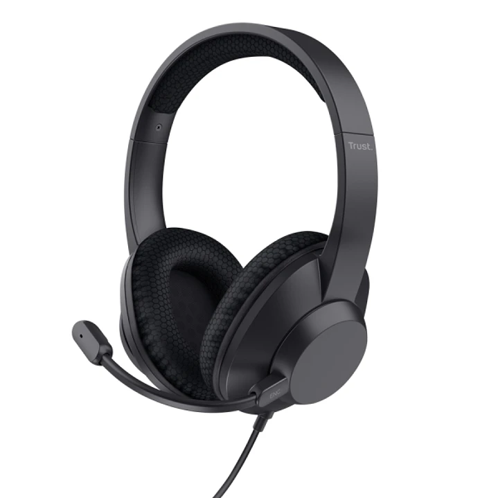 Trust Ayda Max Auriculares con Microfono USB - Diadema Acolchada - Cancelacion de Ruido - Cable de 1.80m 1