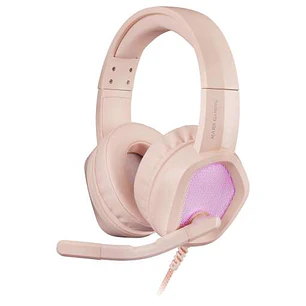 Mars Gaming MH320 Auriculares Gaming con Microfono Plegable - Iluminacion RGB - Diadema Ajustable - Almohadillas Acolchadas - Control en Cable - Cable