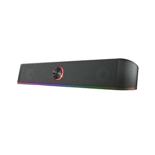 Trust GXT 619 Thorne Barra de Sonido Gaming 12W - Iluminacion RGB - Jack 3.5mm - Control de Volumen - Color Negro