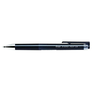 Pilot Boligrafo de Gel Synergy Point Retractil - Recargable - Punta Fina 0.5mm - Trazo 0.25mm - Color Negro