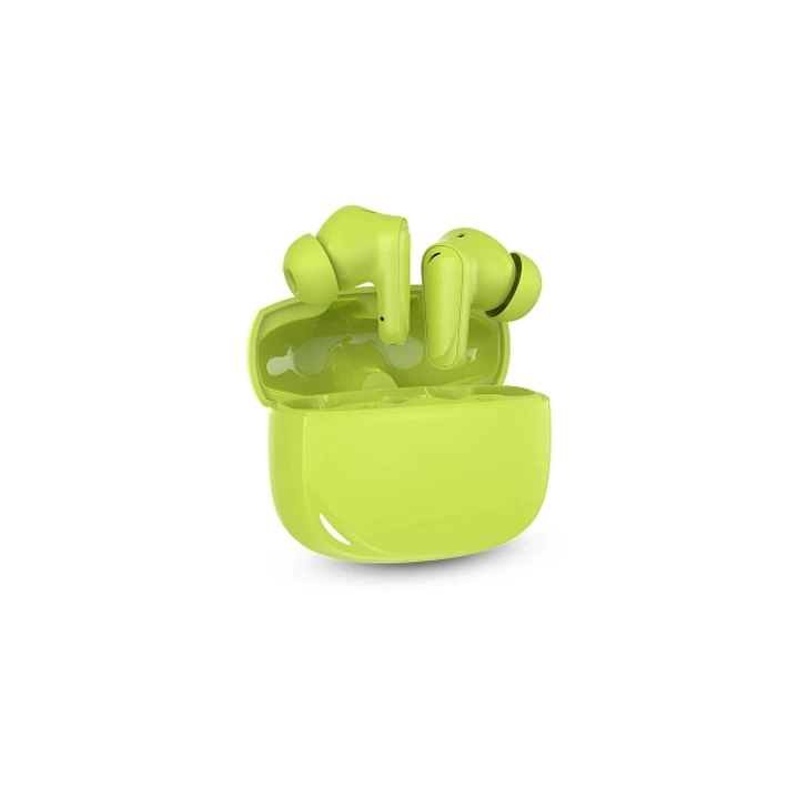 SPC Boost Buds Auriculares Inalambricos True Wireless - Cancelacion de Ruido - 4 Microfonos - Control Tactil - Google Fast Pair - Color Verde Lima 1