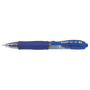 Pilot Boligrafo de Gel G2 Pixie XS Retractil - Punta de Bola Redonda 0.7mm - Trazo 0.32mm - Grip Ergonomico - Color Azul