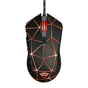Trust Gaming GXT 133 Locx Raton USB 4000dpi - 6 Botones - Iluminacion LED - Cable Trenzado de 1.80m - Uso Ambidiestro - Color Negro