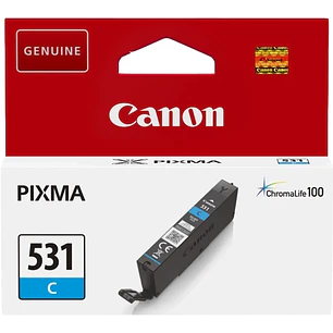 Canon CLI531 Cyan Cartucho de Tinta Original - 6119C001/CLI531C