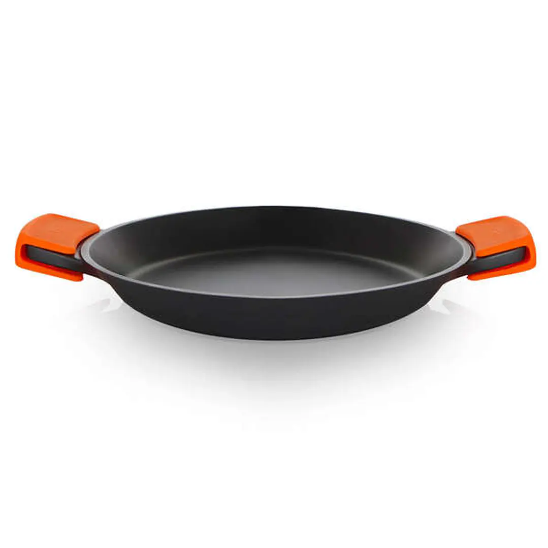 Orbegozo PDA Paellera de Aluminio Fundido - Versatilidad y Durabilidad en tu Cocina - Asas de Silicona - Antiadherente Libre de Pfoa - Apta para Todo  1