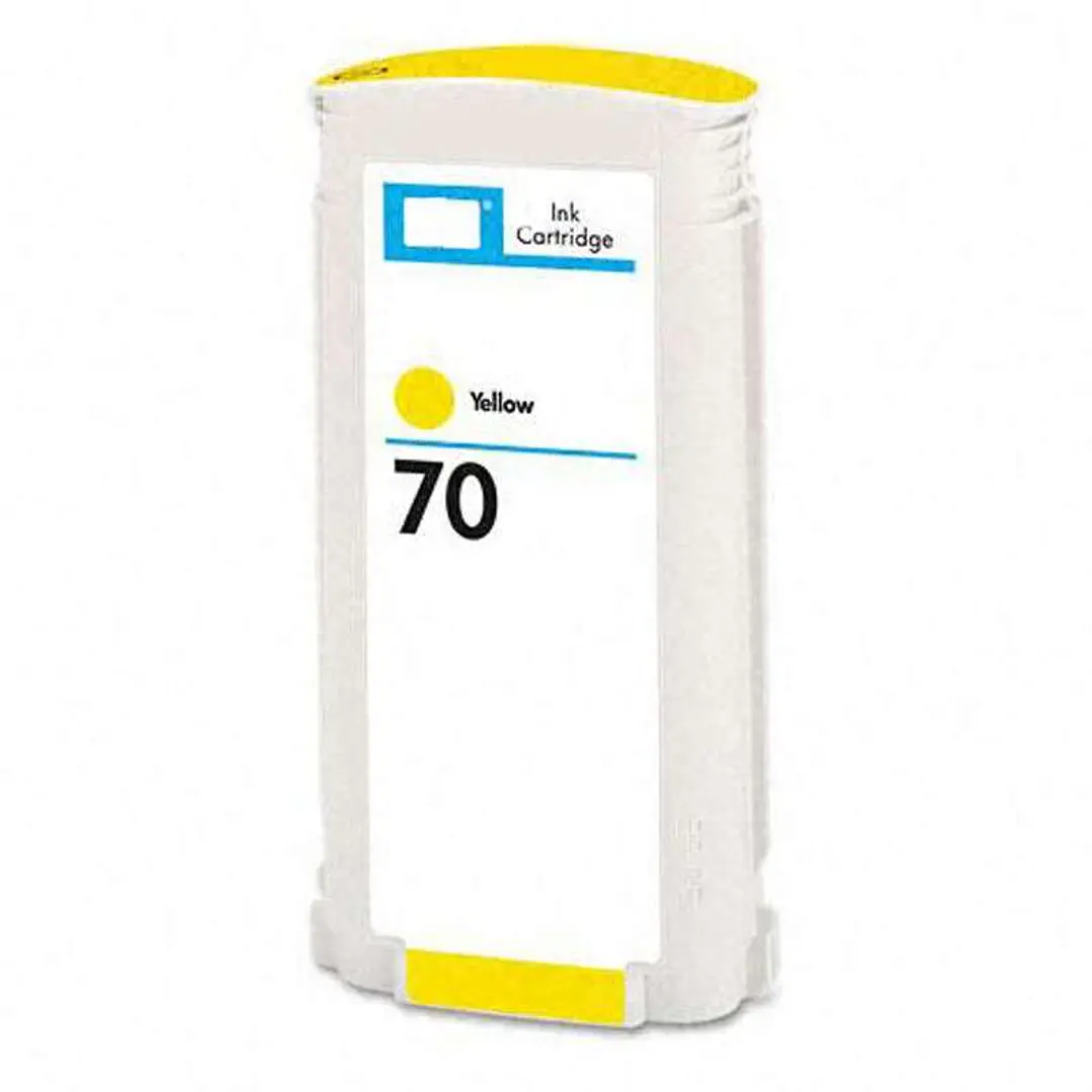 Generico HP 70 Amarillo Cartucho de Tinta Pigmentada - Reemplaza C9454A 1